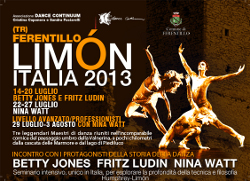 LIMON ITALIA 2013 Incontro con Betty Jones, Fritz Ludin, Nina Watt ESCLUSIVA ITALIANA
